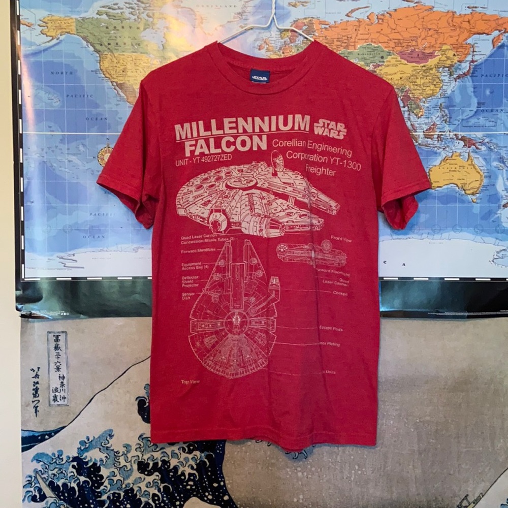 Vintage Star Wars Millennium Falcon T-shirt
